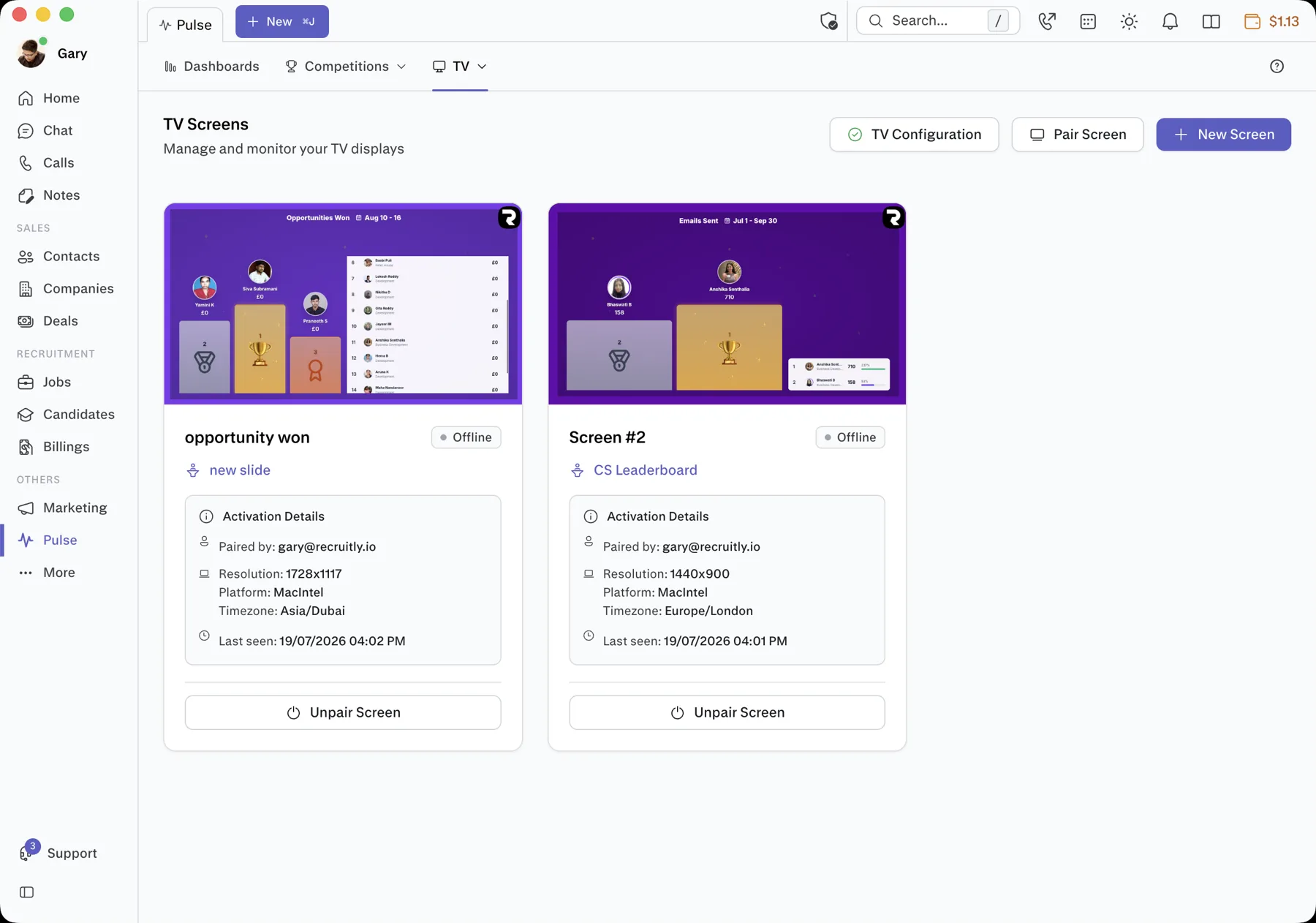 Recruitly — Pulse