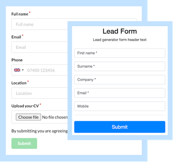 Website Lead Forms