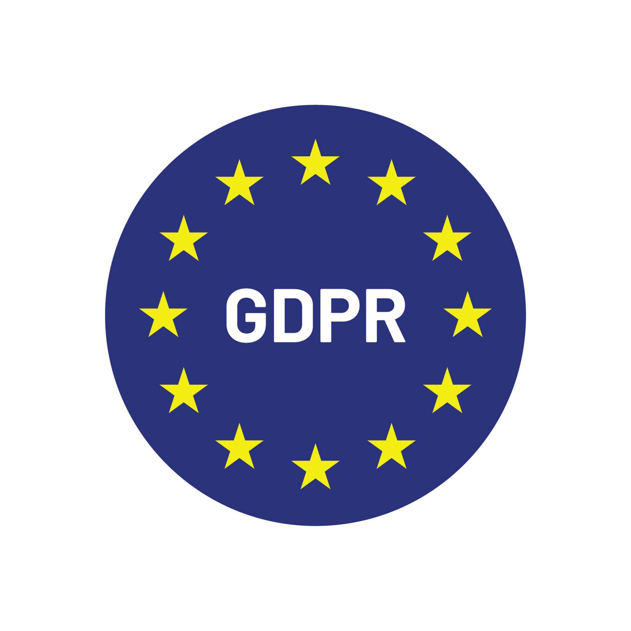 Gdpr. GDPR ЕС. Эмблема Евросоюза.